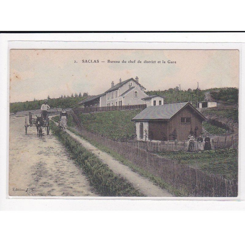 SACLAS : Bureau du chef de district et la Gare - très bon état