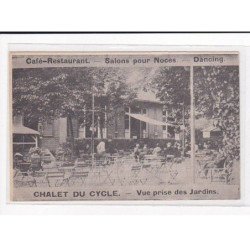 COLOMBES : Café-Restaurant, salons pour Noce, Dancing, Chalet du Cycle, vue du Jardin, Boulevard de Valmy- très bon état