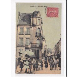 THIVIERS : Rue du Thon, Carte toillée - état