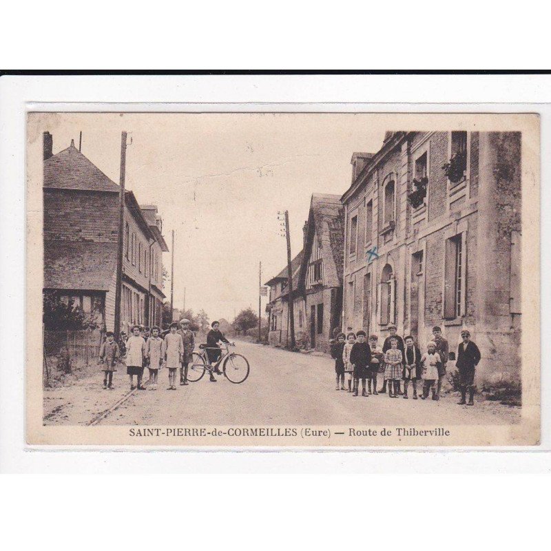 ST-PIERRE-de-CORMEILLES : Route de Thiberville - état
