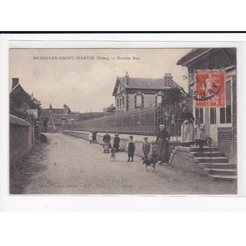 NEAUFLES-Saint-MARTIN : Grande Rue - état