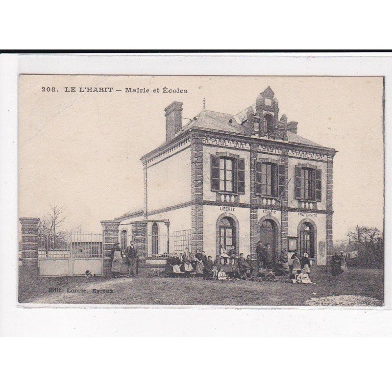 LE L'HABIT : Mairie et Ecoles - état