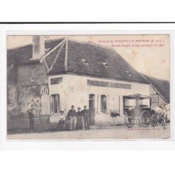NOGENT-Le-ROTROU : Maison frappée d'obus prussiens en 1870 - état