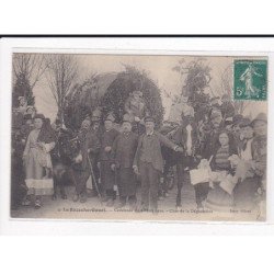LA BAZOCHE-GOUET : Cavalcade du 6 Mars 1910, Char de la dégustation - très bon état