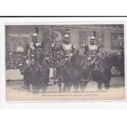PARIS : Epreuve de fond pour reconnaissances de Cavalerie, présentation de l'étendard - très bon état