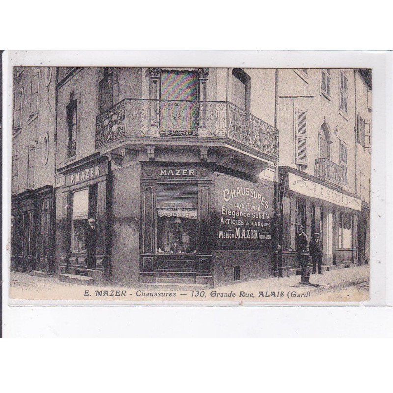 ALAIS: E. Mazer, chaussures 190 grande rue - très bon état