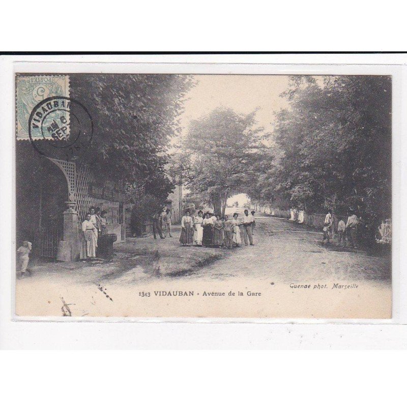 VIDAUBAN : Avenue de la Gare - très bon état