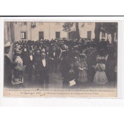 Souvenir du Voyage à LA ROCHE-Sur-YON et MONTAIGU de M.Clémenceau, Inauguration du collège - très bon état