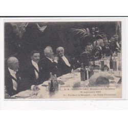 Souvenir du Voyage à LA ROCHE-Sur-YON et MONTAIGU de M.Clémenceau, pendant le Banquet, la table d'honneur- très bon état
