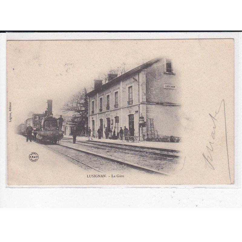 LUSIGNAN : La Gare - très bon état