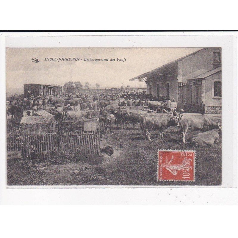 L'ISLE JOURDAIN : Embarquement des boeufs - très bon état