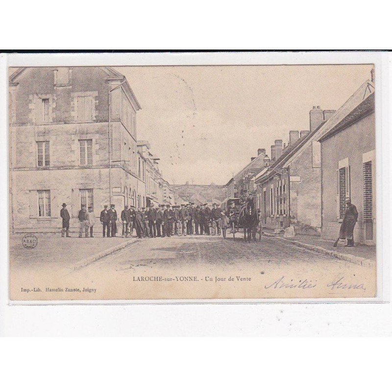 LAROCHE-SUR-YONNE : Un jour de vente - très bon état