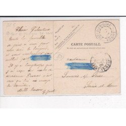 BUSSY-en-OTHE : Dans la Forêt, sciage du Bois, Scieurs de Long - très bon état