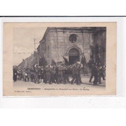 CHARENTENAY : Inauguration du Monument aux Morts, le Cortège - très bon état