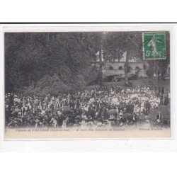 VILLEBON : Le Château, 25 Août 1912, Souvenir du Festival - très bon état