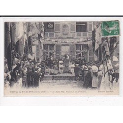 VILLEBON : Le Château, 25 Août 1912, Souvenir du Festival - très bon état