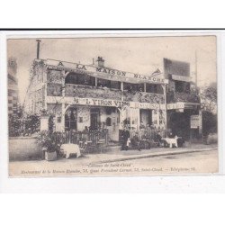 SAINT-CLOUD : Restaurant de la Maison Blanche, Quai Président Carnot - état