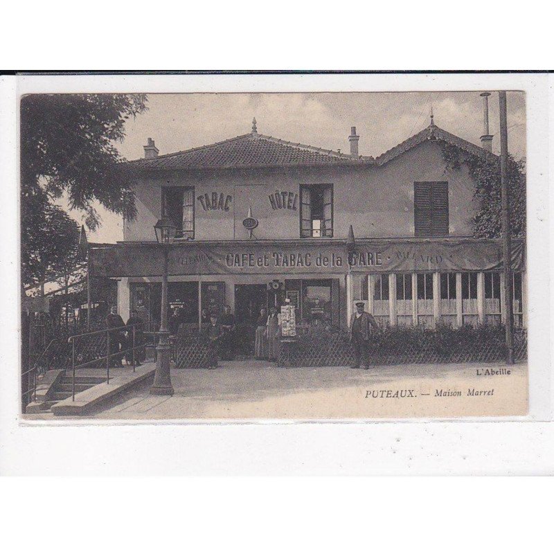 PUTEAUX : Maison Marret, Café et tabac de la Gare - très bon état