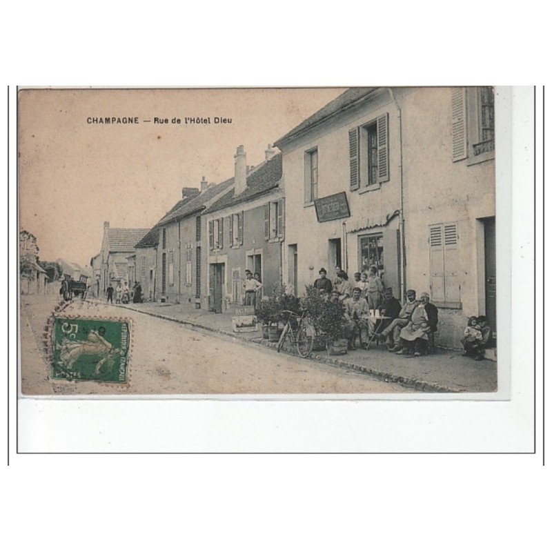 CHAMPAGNE - Rue de l'Hôtel Dieu - très bon état