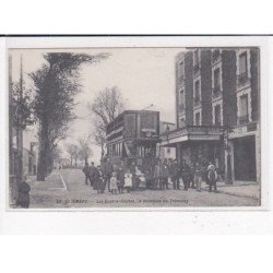 COLOMBES : Les Quatres-Routes, Le terminus du tramway - très bon état