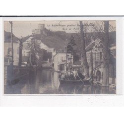 LA ROCHE GUYON : Les inondations, Rue du Pont - très bon état