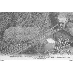 entre ALLASSAC et ESTIVAUX : catastrophe du tunnel du pouch, 15 decembre 1908, aspect general - tres bon etat