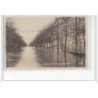 PARIS - INONDATIONS 1910 - CARTE PHOTO """"Paris inondé""""  Avenue Montaigne - très bon état