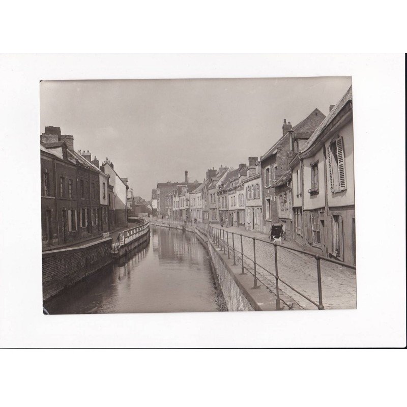 SOMME, Abbeville et Amiens, divers lieux, Lot de 16 Photos, environ 23x17cm, années 1920-30 - très bon état
