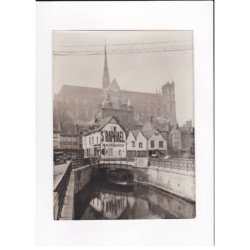 SOMME, Abbeville et Amiens, divers lieux, Lot de 16 Photos, environ 23x17cm, années 1920-30 - très bon état
