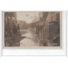 PARIS - INONDATIONS 1910 - CARTE PHOTO - Rue Gros - très bon état