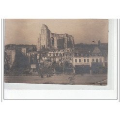 SAINT QUENTIN - CARTE PHOTO - Grande Place Juin 1918 - très bon état