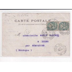 BORDEAUX : Place des Quinconces pendant la foire - état