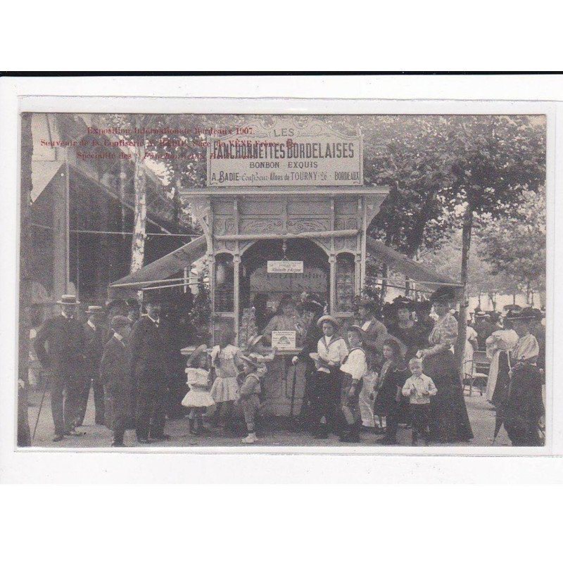 BORDEAUX : Confiserie A.BADIE, Chocolats et Thés, Baptêmes, Allées de Tourny - très bon état