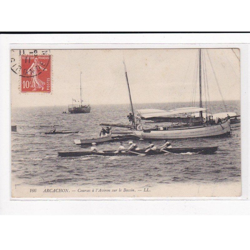 ARCACHON : Courses à l'aviron sur le bassin - état