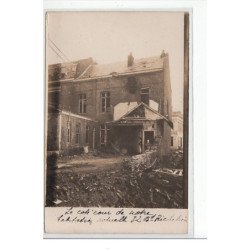 SAINT QUENTIN - CARTE PHOTO - Habitation, boulevard de Richelieu 1919 - très bon état