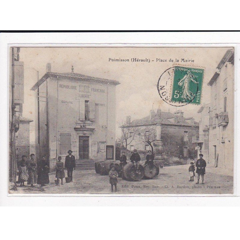 PUIMISSON : Place de la Mairie - très bon état