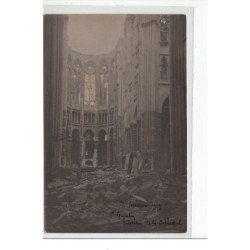 SAINT QUENTIN - CARTE PHOTO - Intérieur de la cathédrale - très bon état