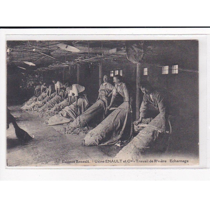 Château Renault, Usine ENAULT et Cie, Travail de Rivière, Echarnage, Tannerie - état
