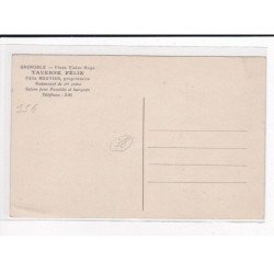 GRENOBLE : Place Victor Hugo, Taverne Félix BOUVIER, Propriétaire - très bon état