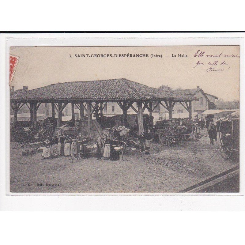 ST-GEORGES-D'ESPERANCHE : La Halle - très bon état