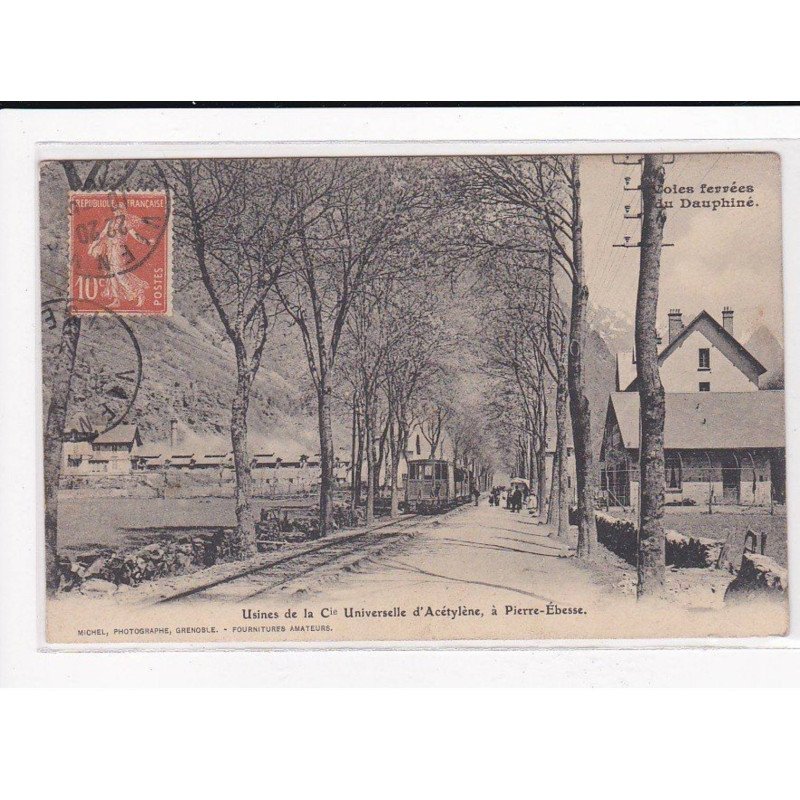 PIERRE-EBESSE : Usines de la Cie Universelle d'Acétylène - très bon état