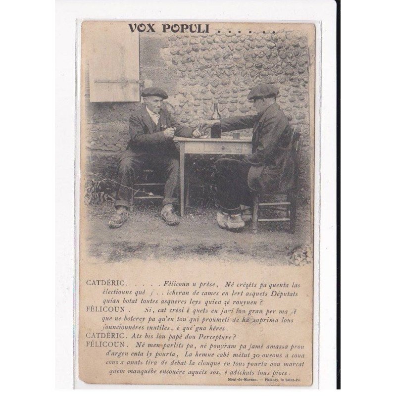 VOX Populi, Une Pause - état