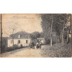 CASTETS DES LANDES - L'arrivée en Ville - Route de Linxe ( Décembre 1918 ) - état