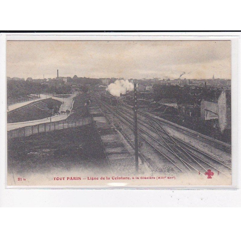 PARIS 13ème arrondissement : Fleury, Ligne de la Ceinture, à la Glacière - très bon état