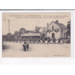 TOURS : Les Grands Pris de l'A.C.F sur le circuit de Touraine, La troupe rentrant à Tours - très bon état