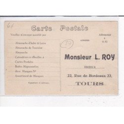 TOURS : Les Grands Pris de l'A.C.F sur le circuit de Touraine, La troupe rentrant à Tours - très bon état