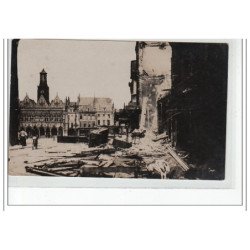 SAINT QUENTIN - CARTE PHOTO - Place du Marché - très bon état