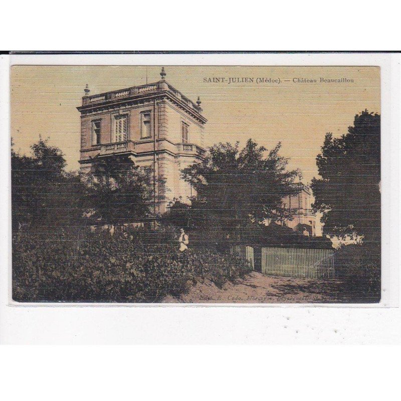 SAINT-JULIEN : Château Beaucaillou - très bon état