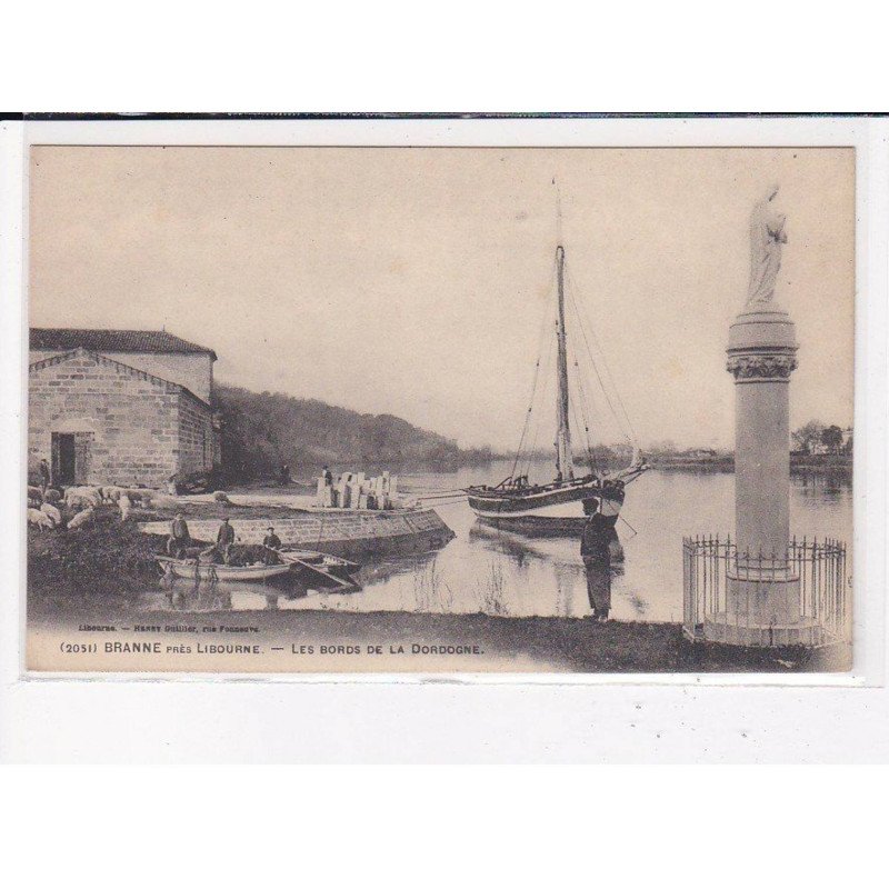 BRANNE : Les bords de la Dordogne - très bon état