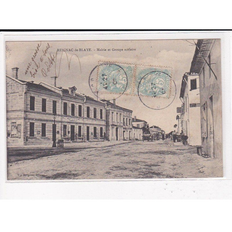 REIGNAC DE-BLAYE : Mairie et Groupe scolaire - très bon état